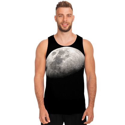 Half Moon Print Men's Tank Top
