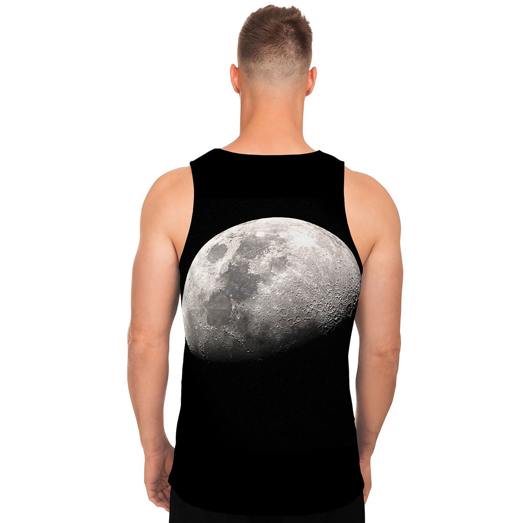 Half Moon Print Men's Tank Top