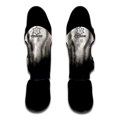 Half Moon Print Muay Thai Shin Guard