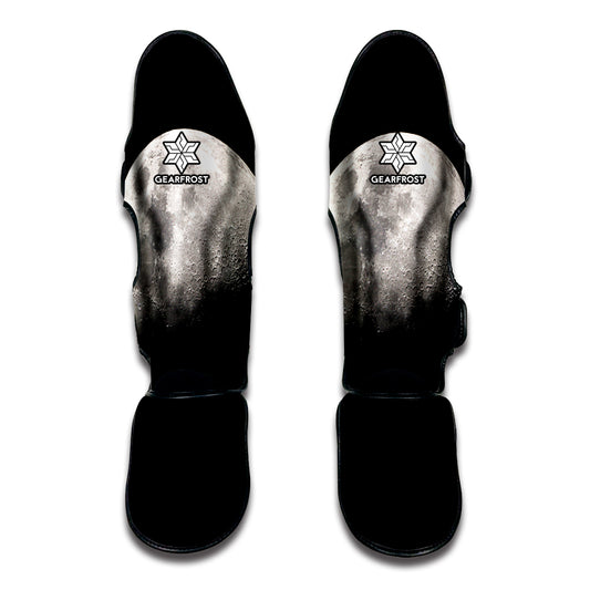 Half Moon Print Muay Thai Shin Guard