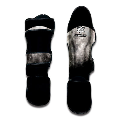 Half Moon Print Muay Thai Shin Guard