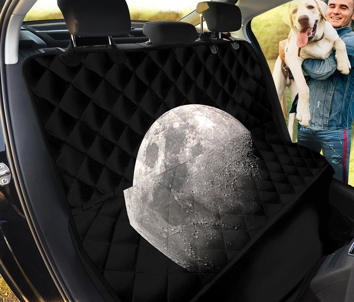 Half Moon Print Pet Car Back Seat Cover