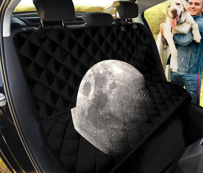 Half Moon Print Pet Car Back Seat Cover