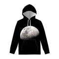 Half Moon Print Pullover Hoodie