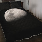Half Moon Print Quilt Bed Set