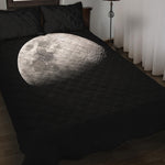 Half Moon Print Quilt Bed Set