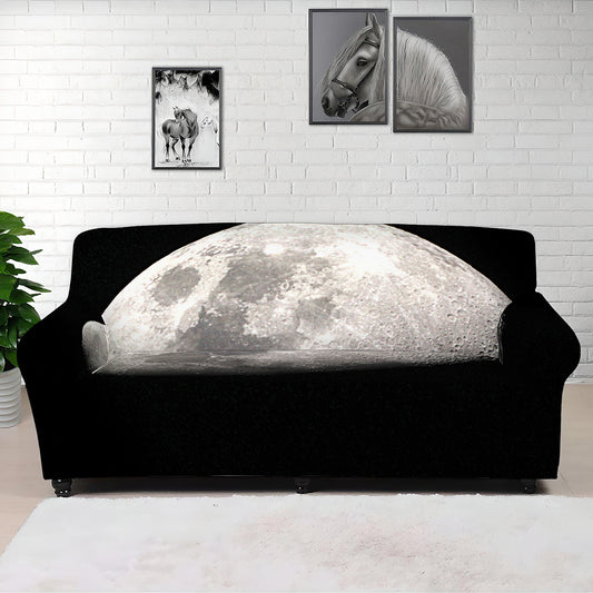 Half Moon Print Sofa Cover