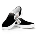 Half Moon Print White Slip On Sneakers