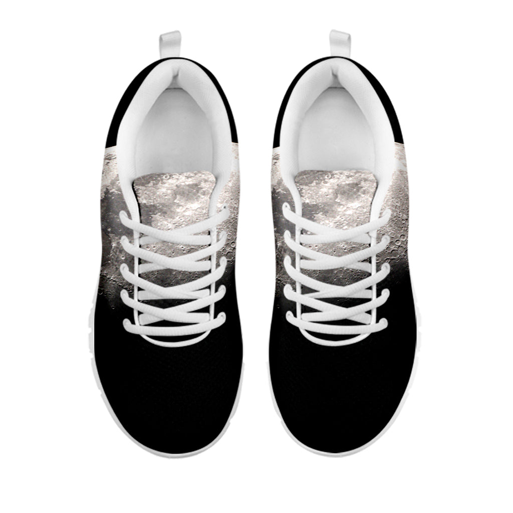 Half Moon Print White Sneakers