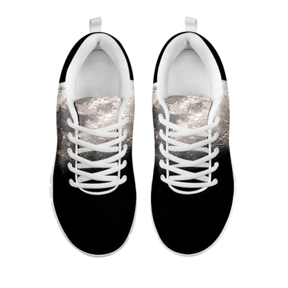 Half Moon Print White Sneakers