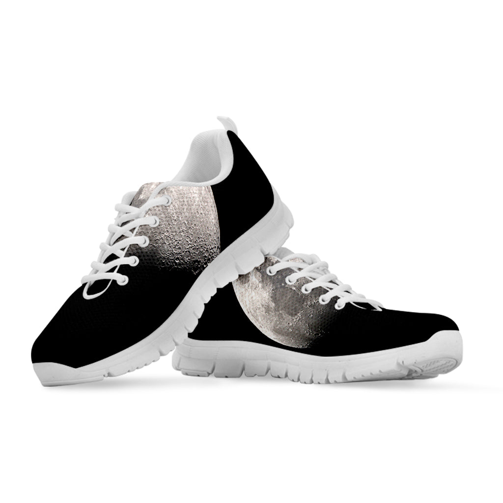 Half Moon Print White Sneakers