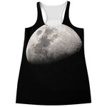 Half Moon Print Women's Racerback Tank Top
