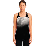 Half Moon Print Women's Racerback Tank Top