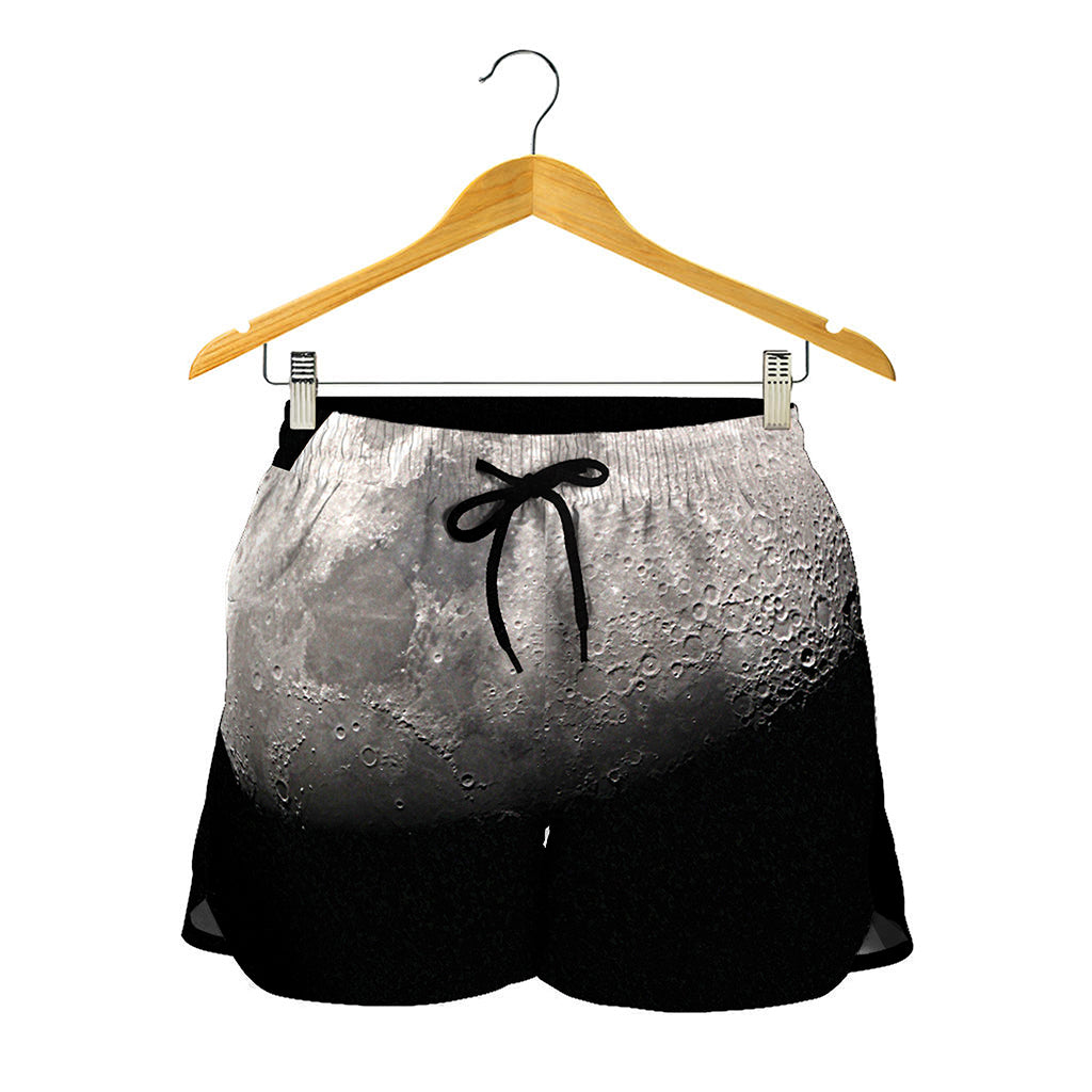 Half Moon Print Women's Shorts