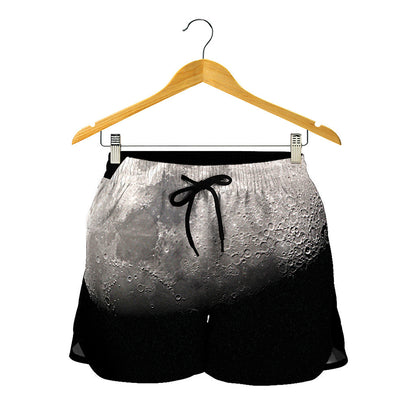 Half Moon Print Women's Shorts