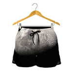 Half Moon Print Women's Shorts