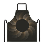 Halftone Dot Sun Print Apron