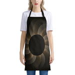 Halftone Dot Sun Print Apron