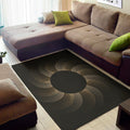 Halftone Dot Sun Print Floor Mat