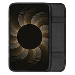 Halftone Dot Sun Print Car Center Console Cover