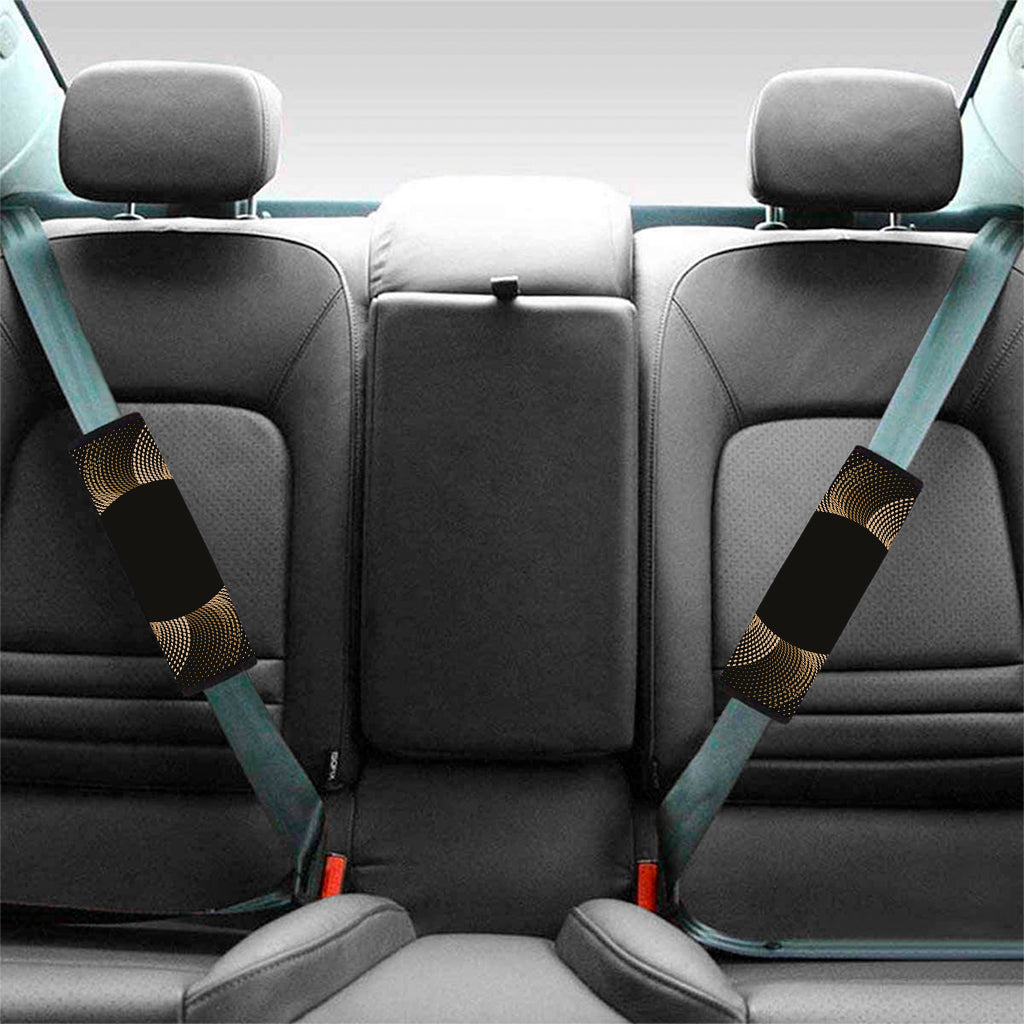 Halftone Dot Sun Print Car Seat Belt Covers
