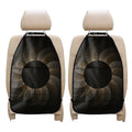Halftone Dot Sun Print Car Seat Organizers