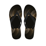 Halftone Dot Sun Print Flip Flops