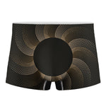 Halftone Dot Sun Print Men's Boxer Briefs