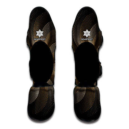Halftone Dot Sun Print Muay Thai Shin Guard