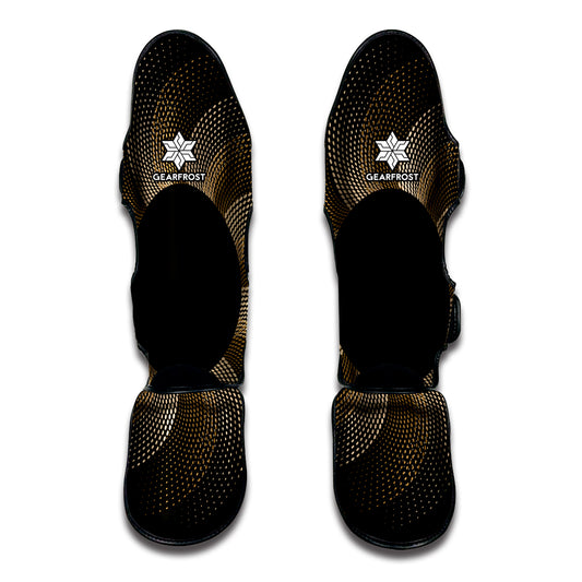 Halftone Dot Sun Print Muay Thai Shin Guard