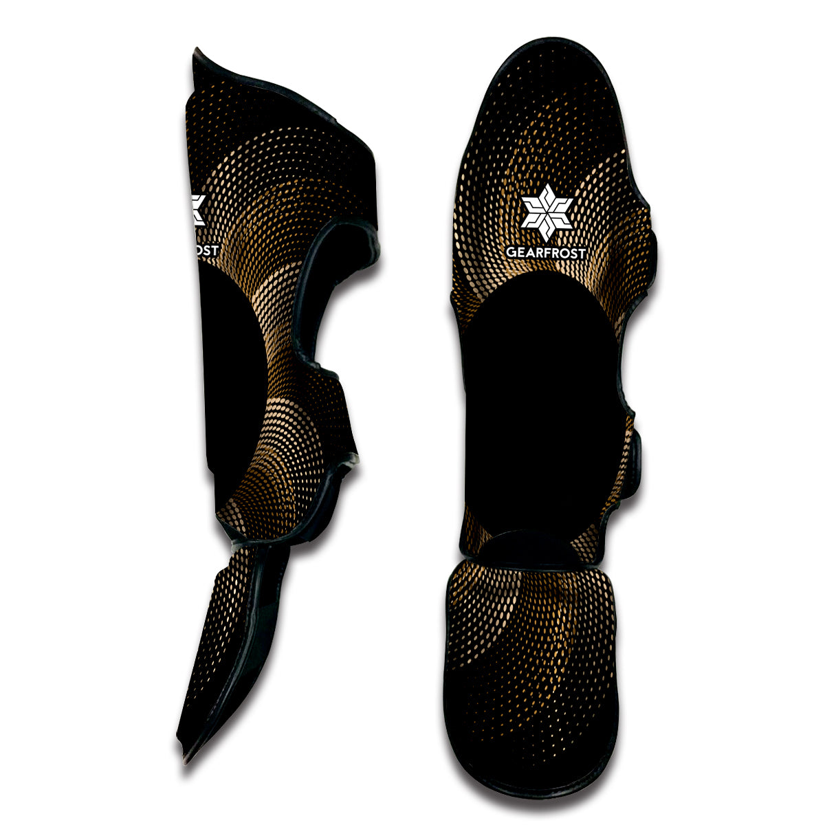 Halftone Dot Sun Print Muay Thai Shin Guard