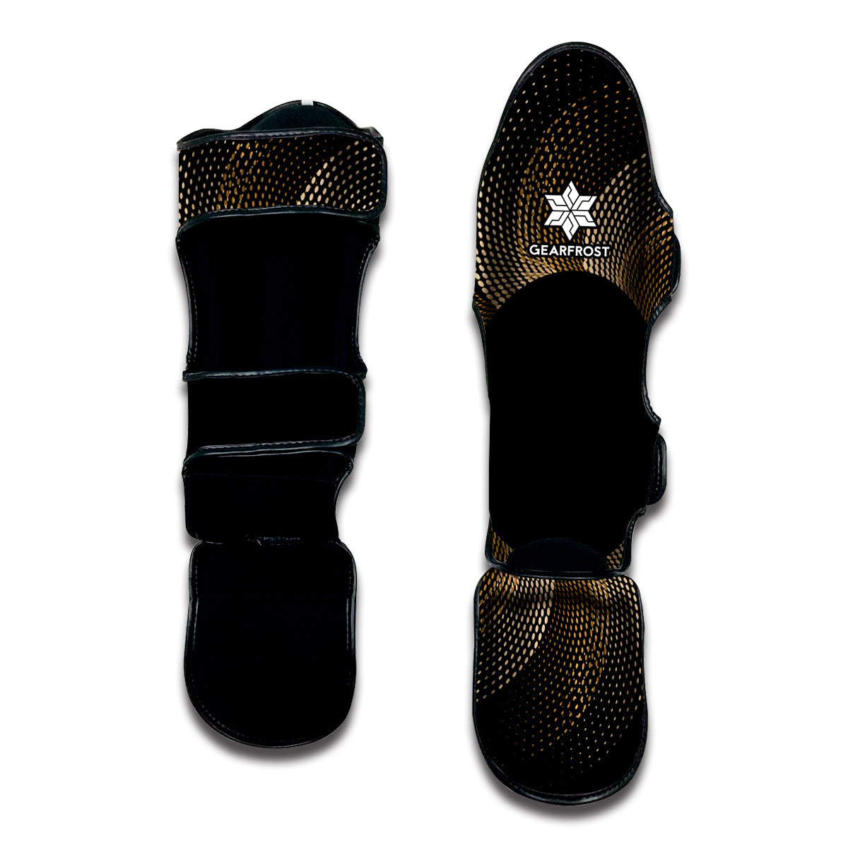 Halftone Dot Sun Print Muay Thai Shin Guard