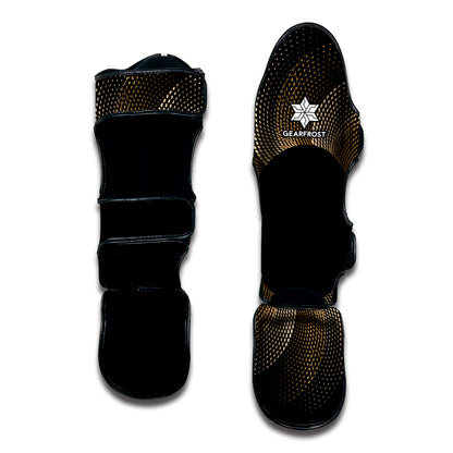 Halftone Dot Sun Print Muay Thai Shin Guard