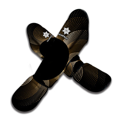 Halftone Dot Sun Print Muay Thai Shin Guard