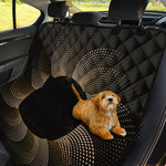 Halftone Dot Sun Print Pet Car Back Seat Cover