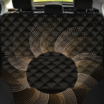 Halftone Dot Sun Print Pet Car Back Seat Cover