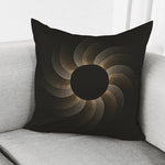 Halftone Dot Sun Print Pillow Cover