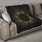 Halftone Dot Sun Print Quilt