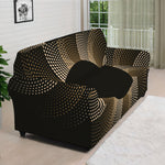 Halftone Dot Sun Print Sofa Cover