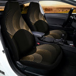 Halftone Dot Sun Print Universal Fit Car Seat Covers