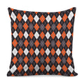 Halloween Argyle Pattern Print Pillow Cover