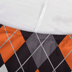 Halloween Argyle Pattern Print Sofa Cover