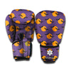 Halloween Bat And Moon Pattern Print Boxing Gloves