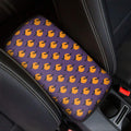 Halloween Bat And Moon Pattern Print Car Center Console Cover