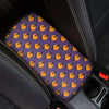 Halloween Bat And Moon Pattern Print Car Center Console Cover