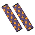 Halloween Bat And Moon Pattern Print Car Seat Belt Covers