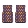 Halloween Bat And Moon Pattern Print Front Car Floor Mats