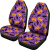 Halloween Bat And Pumpkin Pattern Print Universal Fit Car Seat Covers