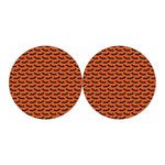 Halloween Bat Pattern Print Car Coasters