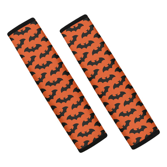 Halloween Bat Pattern Print Car Seat Belt Covers